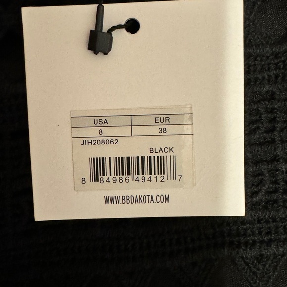 Black mini dress - halter - Jack by BB Dakota size 8 - Picture 7 of 9